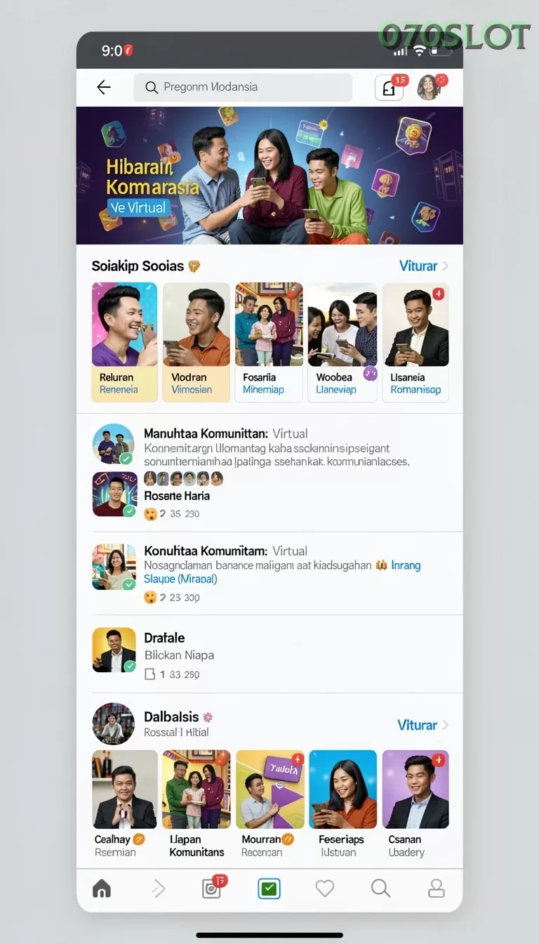 Cuplikan layar SLOTSRI — pengaturan akun