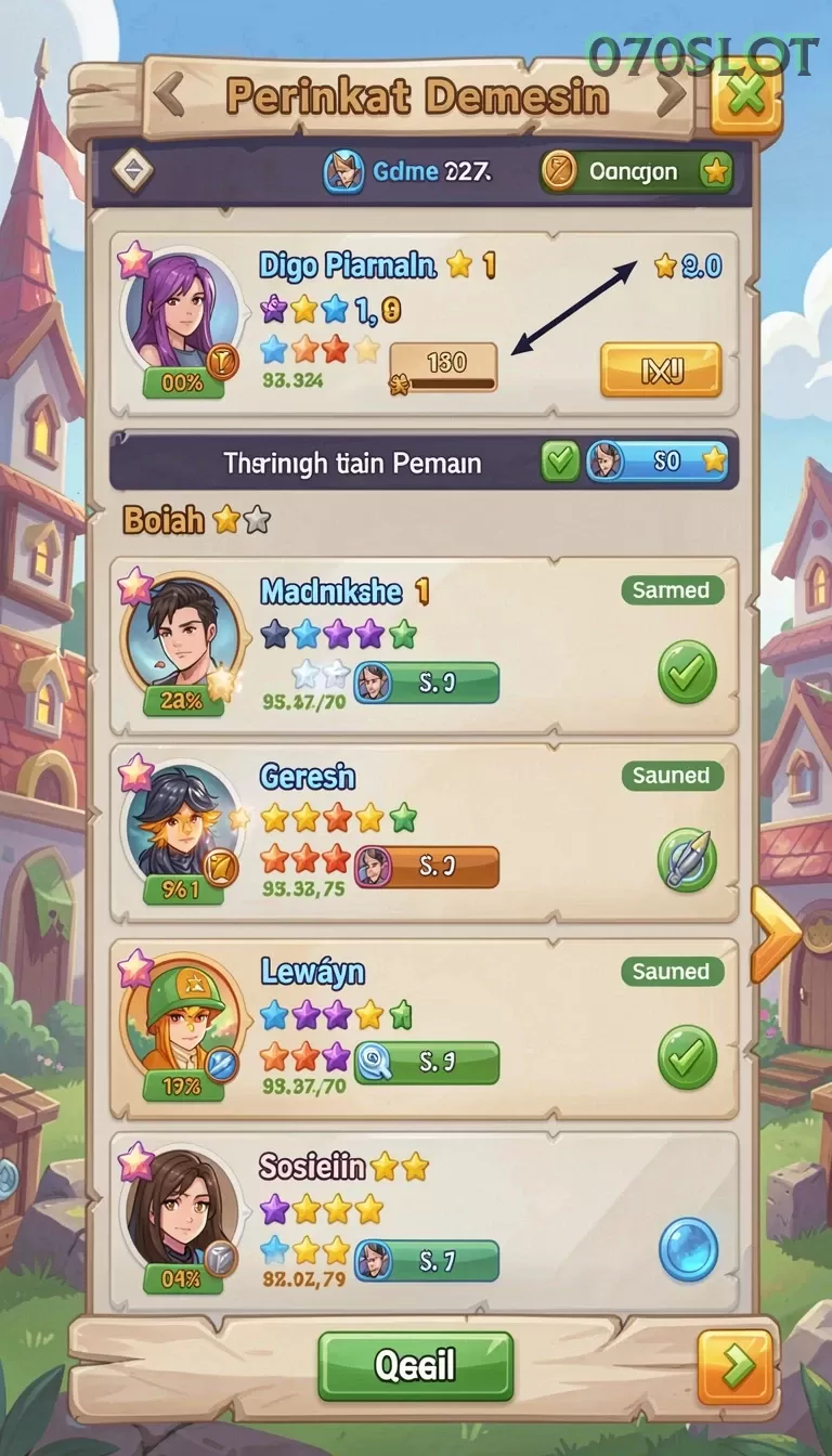 Cuplikan layar AVATAR808 — halaman utama
